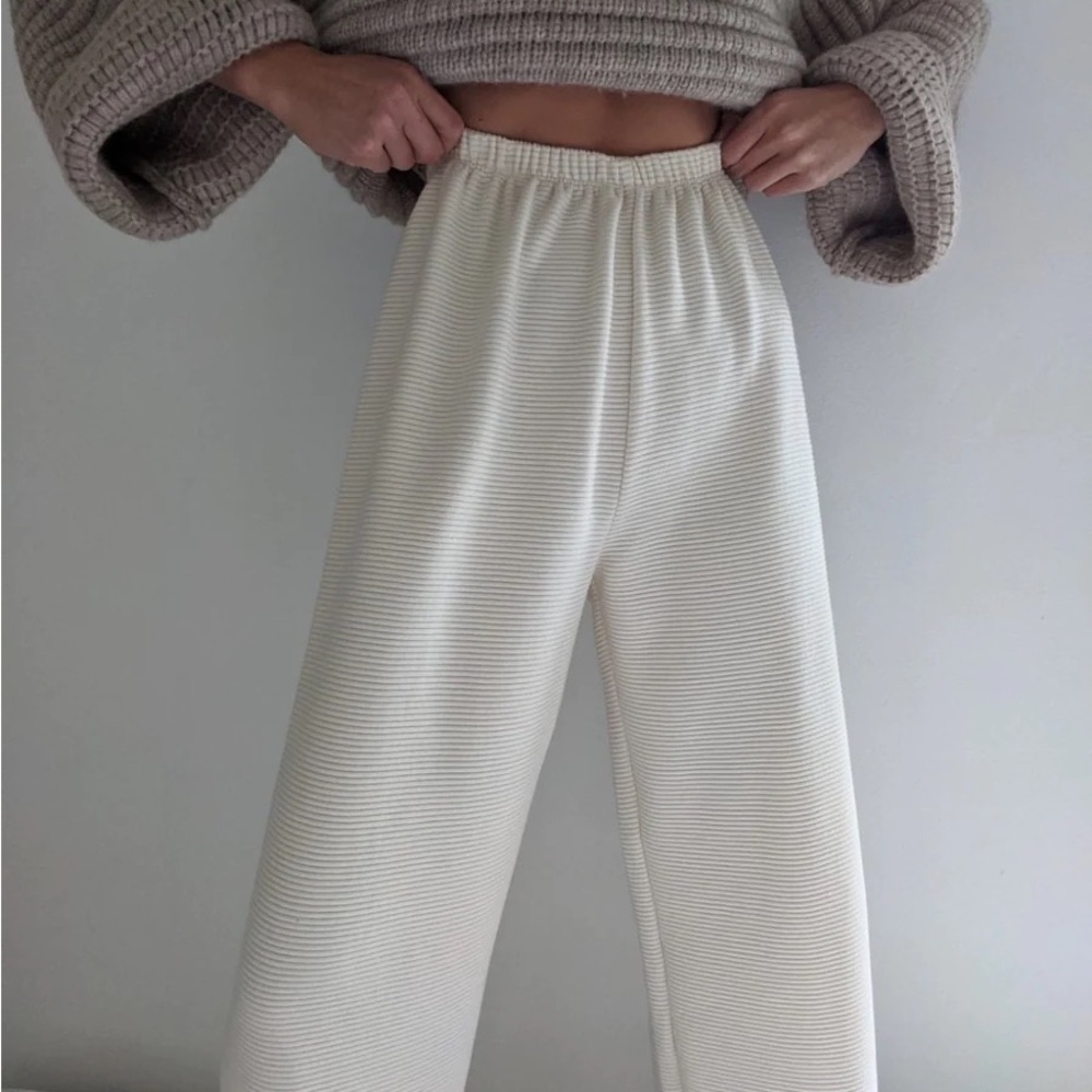 Na Nin Rippled Cotton Patricia Pant